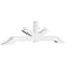 Ekena Millwork Vanguard Architectural Grade PVC Gable Bracket, 84"W x 21"H x 4"D x 4"F, 6/12 Pitch GBP084X21X0404VAN00 - alternate 1